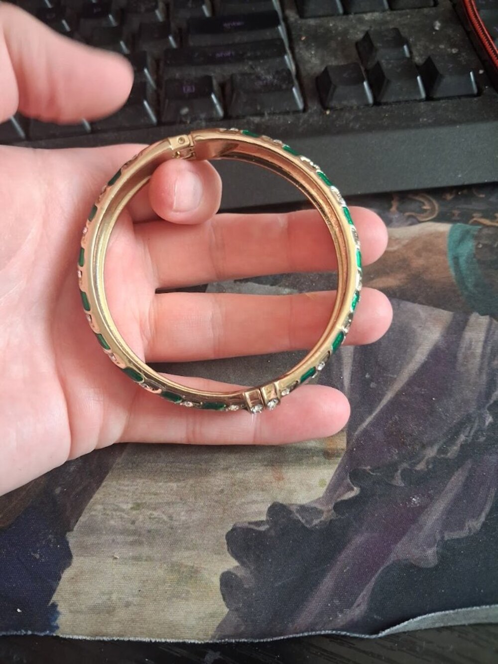 Openable bangle bracelet - Picture 4 of 5